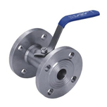 Wide type flanged ball valves